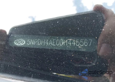 2013 Hyundai Elantra Gls from USA, damaged, VIN 5NPDH4AE0DH445567